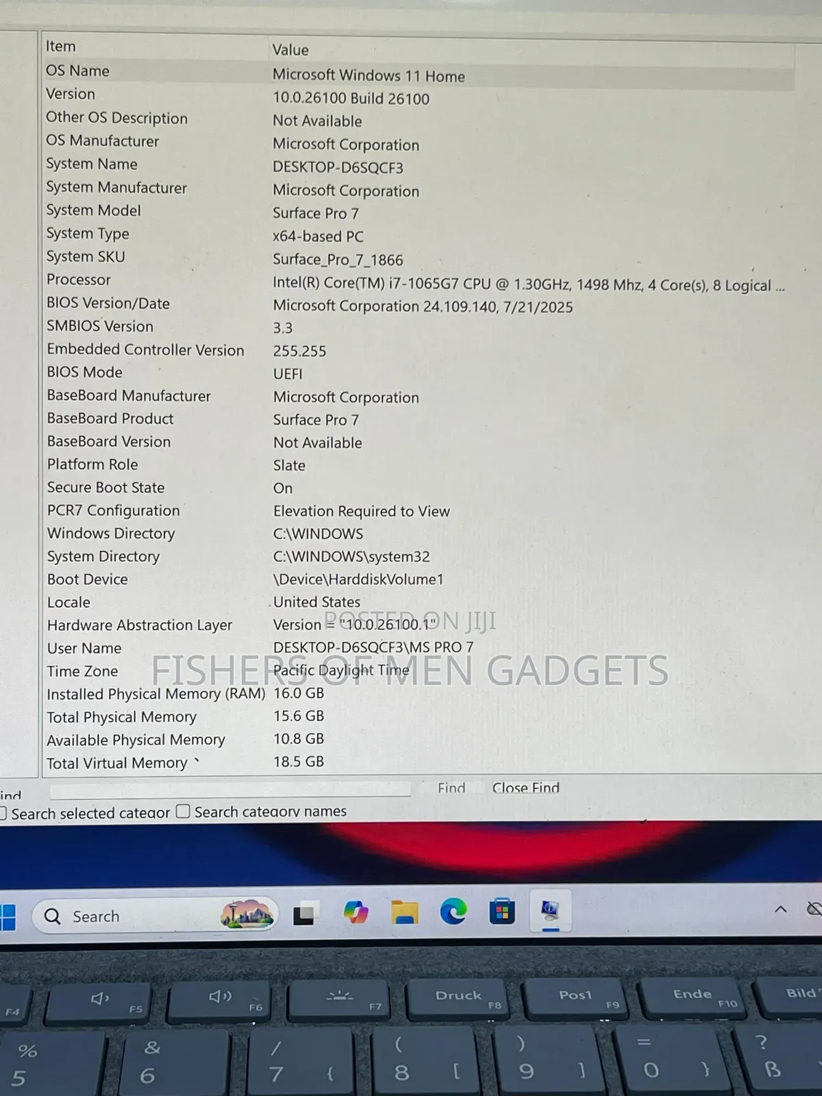 Laptop Microsoft Surface Pro 7 16GB Intel Core i7 SSD 256GB