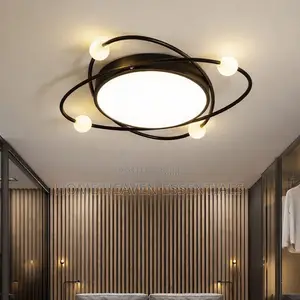 Modern Round Led Chandelier for Bedroom and Living Room