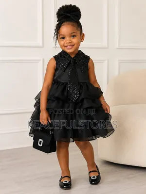Black Party Dress for Girls