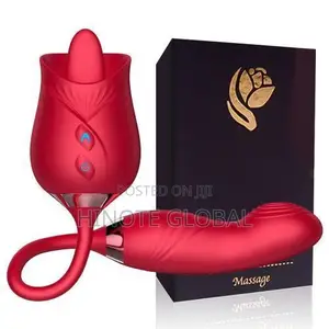 Two-in-One Automatic Telesco Rose-Shaped Vibrating