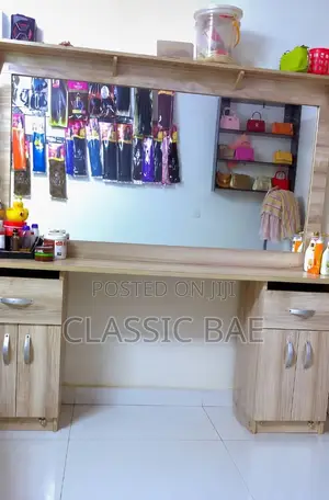 Salon Mirror With Drawer