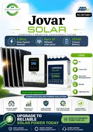 1.5kva Hybrid Inverter Solar Setup