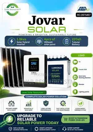 1.5kva Hybrid Inverter Solar Setup