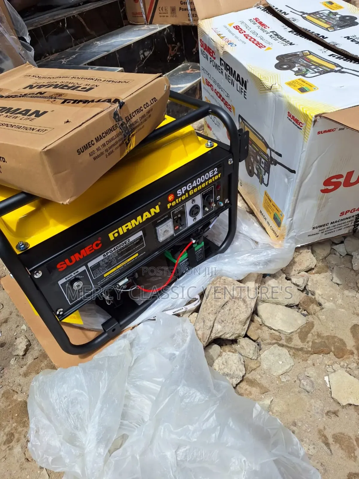 Original Pure Copper Generator Sumec Fireman 4.5kva Generator