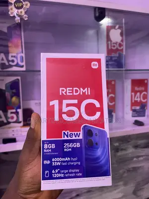 New Xiaomi Redmi 15C 4G 256 GB Black