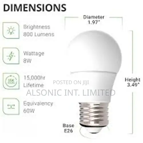 PIR Motion Sensor LED Bulb Light Automatic InfraredE27/B22