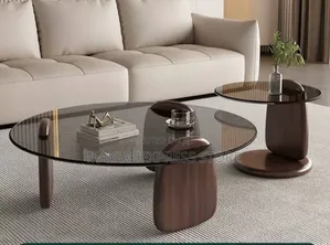 Modern Aesthetic Round Glass Center Table T361.