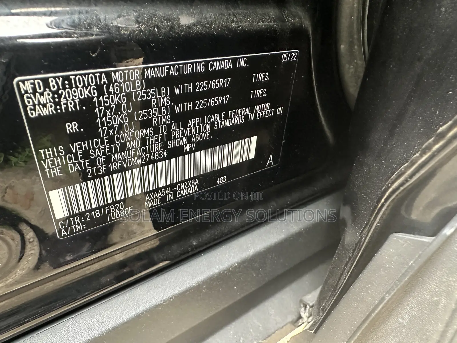 Toyota RAV4 2022 Black
