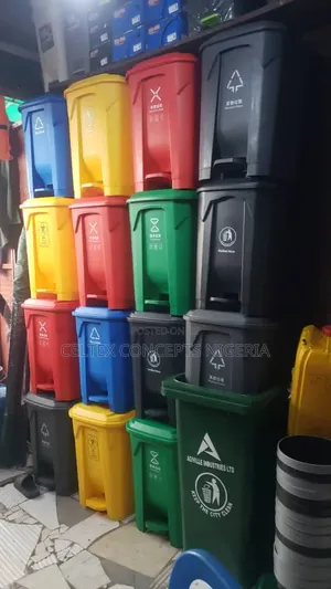 Plastic Foot Pedal Waste Bin 50 Litres