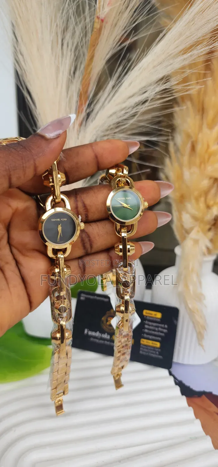 MK GOLD Premium Chain Watch