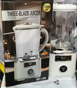 Rechargeable Three Blade Blender