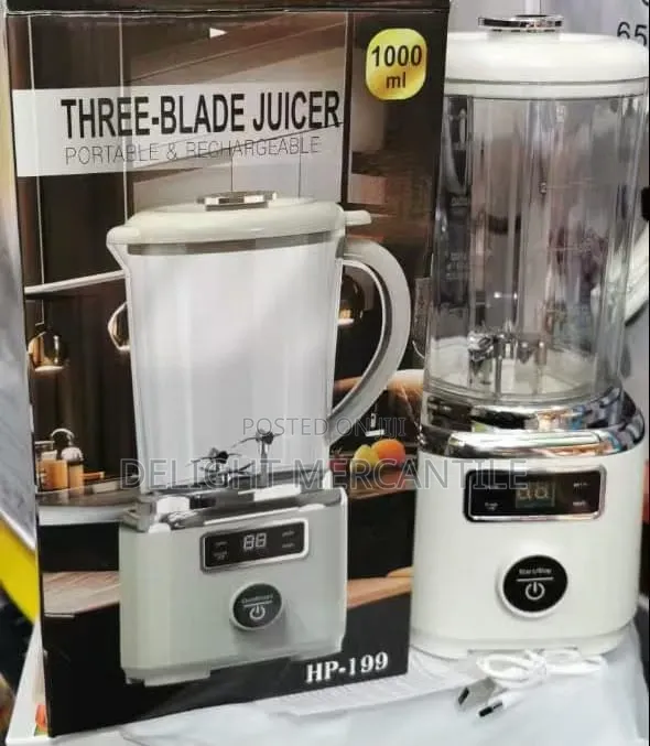 Rechargeable Three Blade Blender