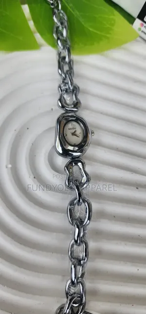 Abstract Oval Bracelet Watch
