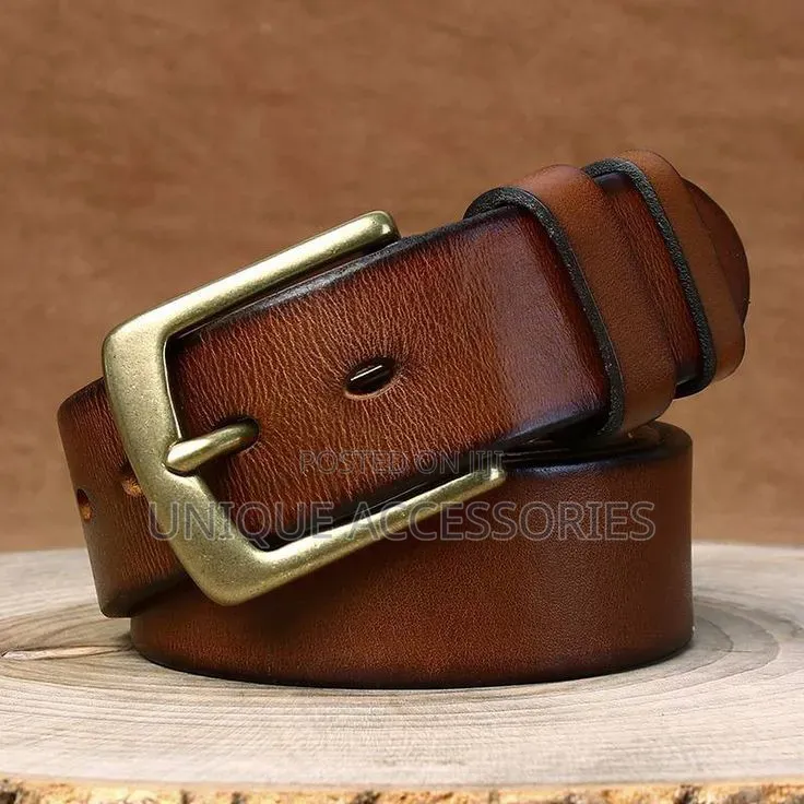 Men Leather Belt