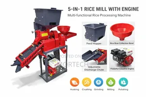 Rice Mill 5 in 1 With Engine
