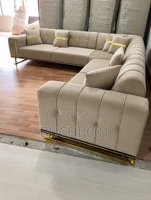 Luxury 6-Seater L-Shaped Sofa Set  – Premium Quality