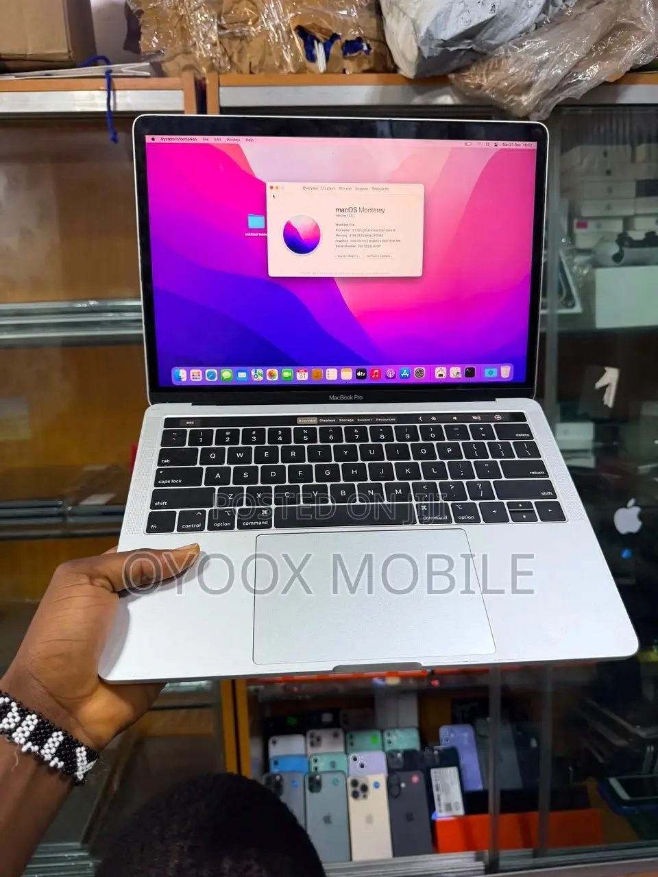 Laptop Apple MacBook Pro 2017 16GB Intel Core i7 SSD 512GB