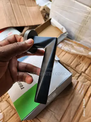 Black Coated Antitrust Door Handle