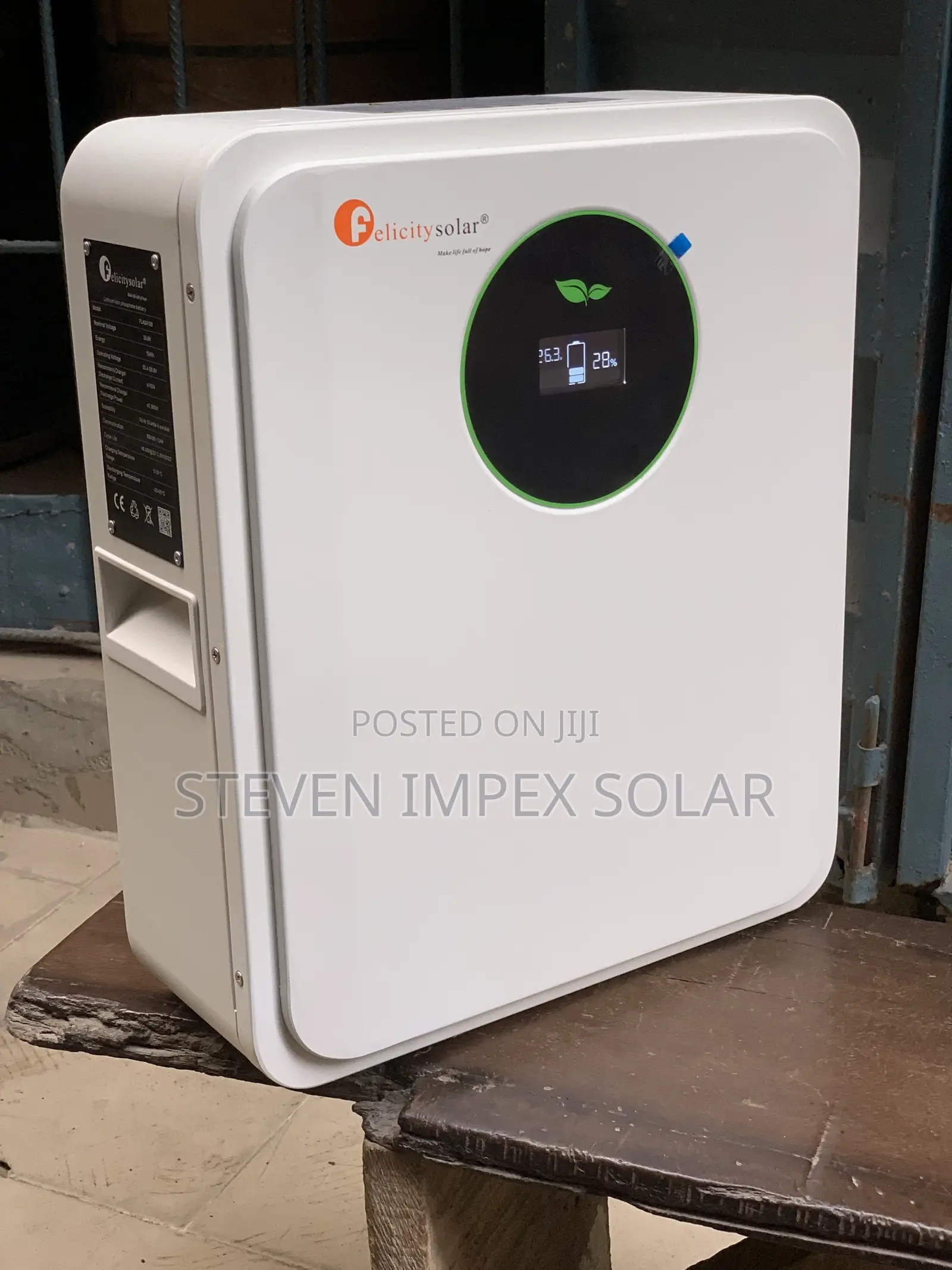 Felicity Icon Lithium Solar Battery 5kwh 24v 200ah