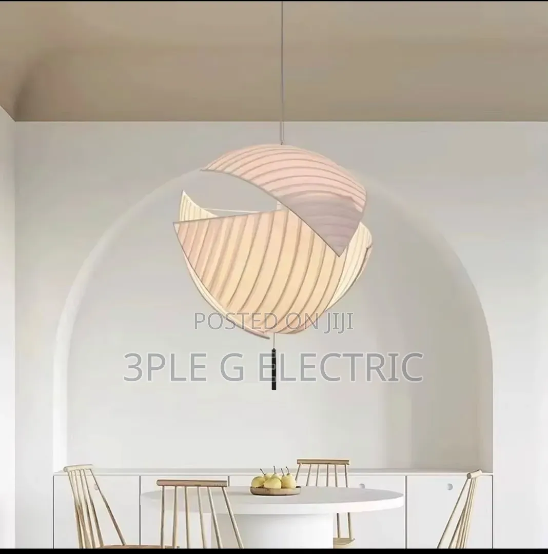 Fabric Material Single Pendant Light