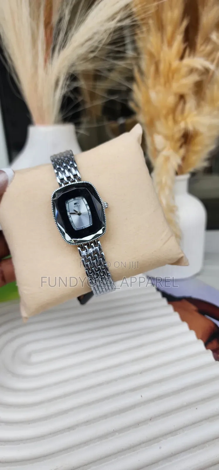 MTS Classic Silver and Gold Cushion Watch