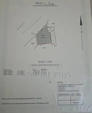 2,576.93 SQM of Residential. Land 4 Sale @ Guzape 2 Abuja, Nigeria.