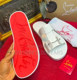 Italian Louboutin Slippers for Men