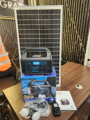 150W Home Solar Generator With 50W Panel and 2 Bulbs
