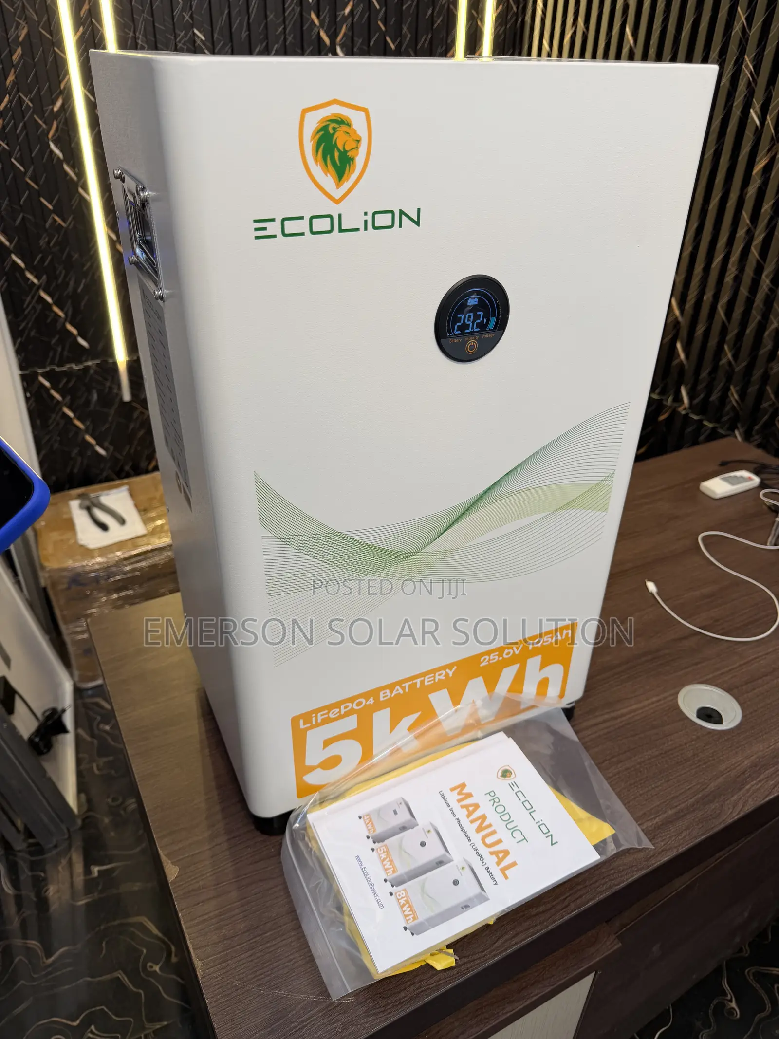 Ecolion 5kWh 24V Premium Solar Battery