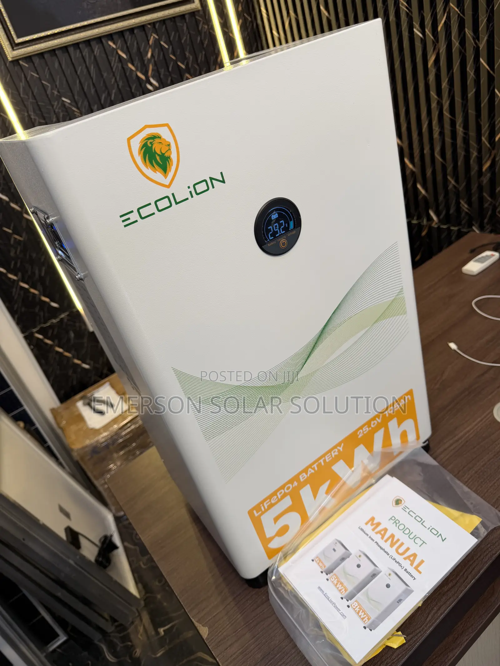 Ecolion 5kWh 24V Premium Solar Battery