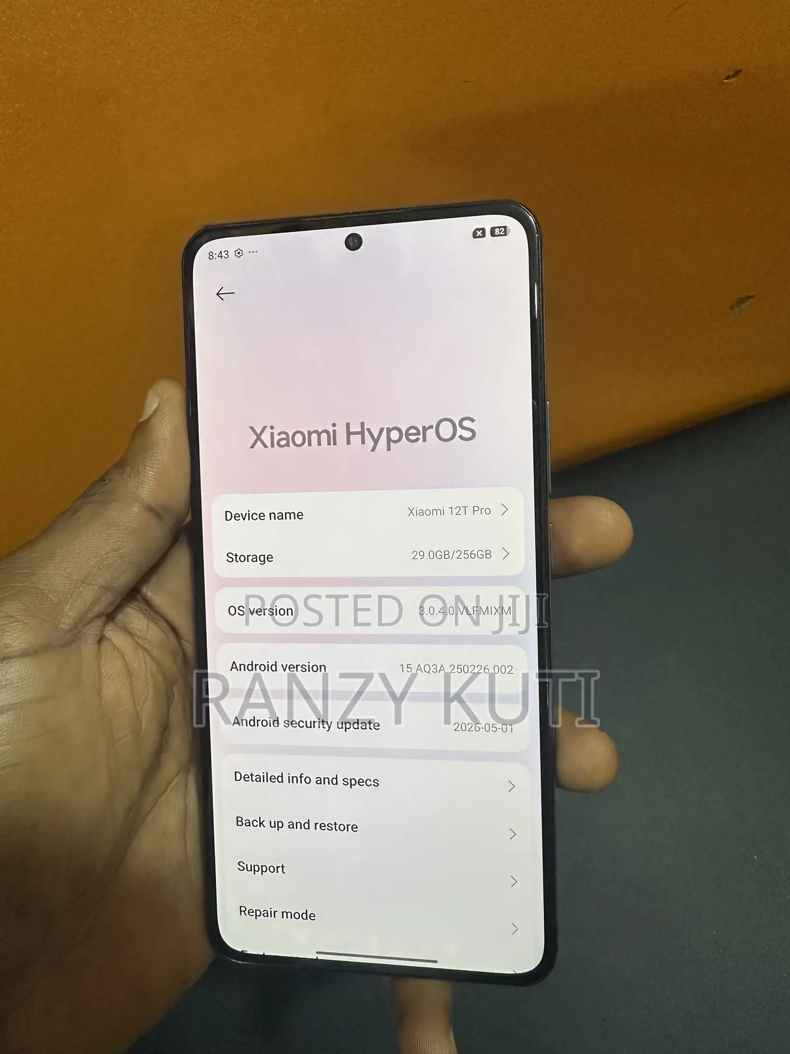 Xiaomi 12T Pro 256 GB Gold