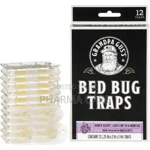 Bed Bug Glue Traps for Home & Travel - Early Detection - Lasts Up to 6