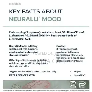 Mood Probiotic - 60 Capsules