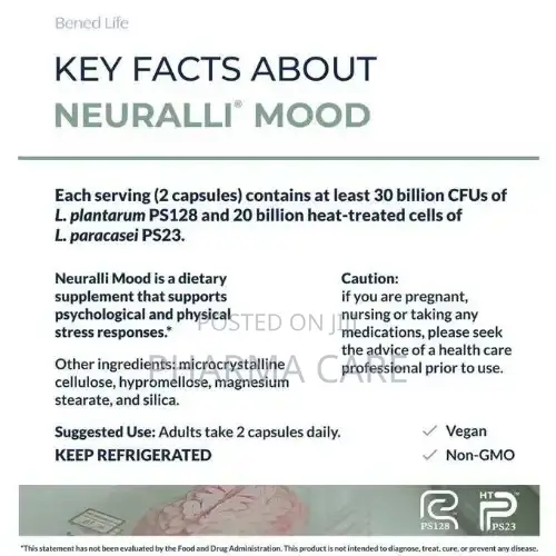 Mood Probiotic - 60 Capsules