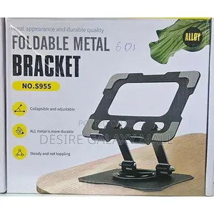 360-Degree Rotating Foldable Metal Tablet and Phone Stand.