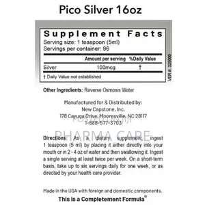 Silver Solution More Absorbable Than Colloidal 240ml