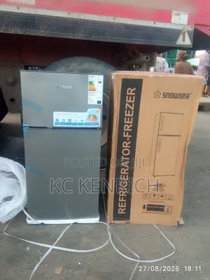 Snowsea Table Top, Double Door Refrigerator  BCD 136