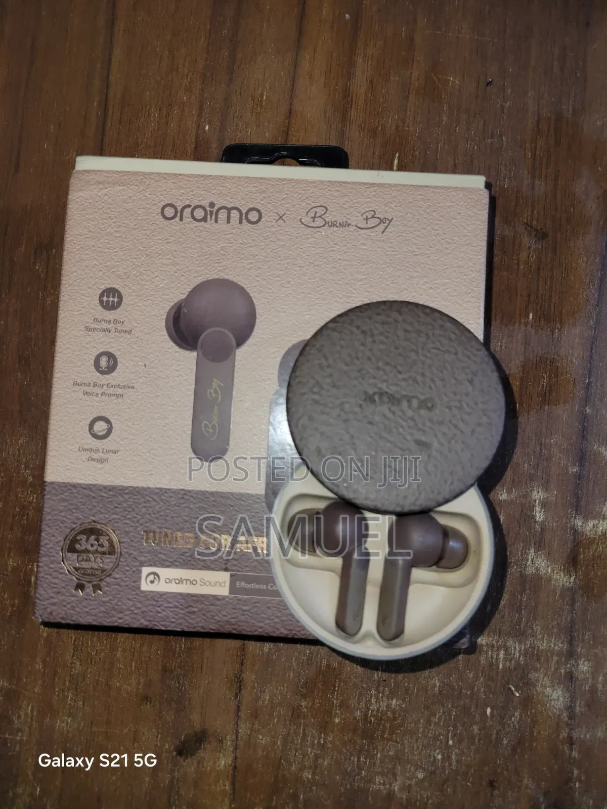 Burna Boy Limited Edition Oraimo Space Pods
