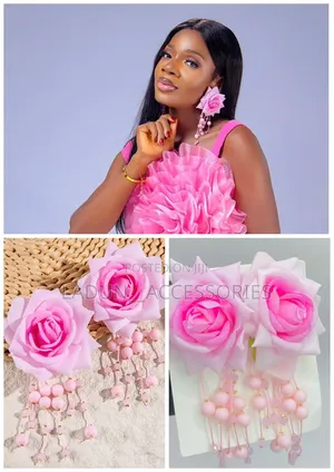 Flower Statement Earrings