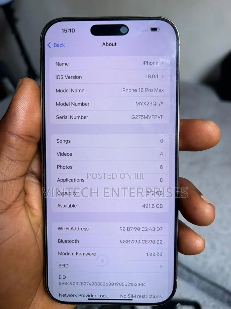 Apple iPhone 16 Pro Max 512 GB Gold