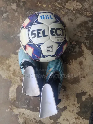Football Boot and Ball Is for Sale