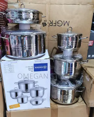 Korkmaz 10pcs Stainless Steel Cookware Set