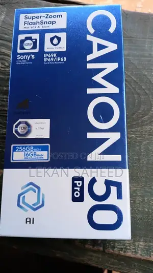 New Tecno Camon 50 Pro 256 GB Orange
