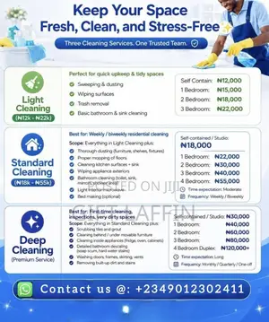 Lagos! Book Deep Cleaning This Week and Get 10% OFF🧽