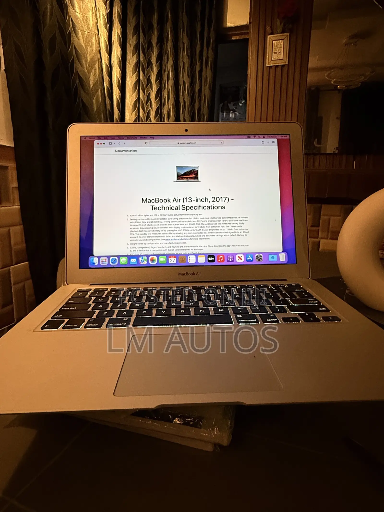 Laptop Apple MacBook Air 2017 8GB Intel Core i5 SSD 128GB