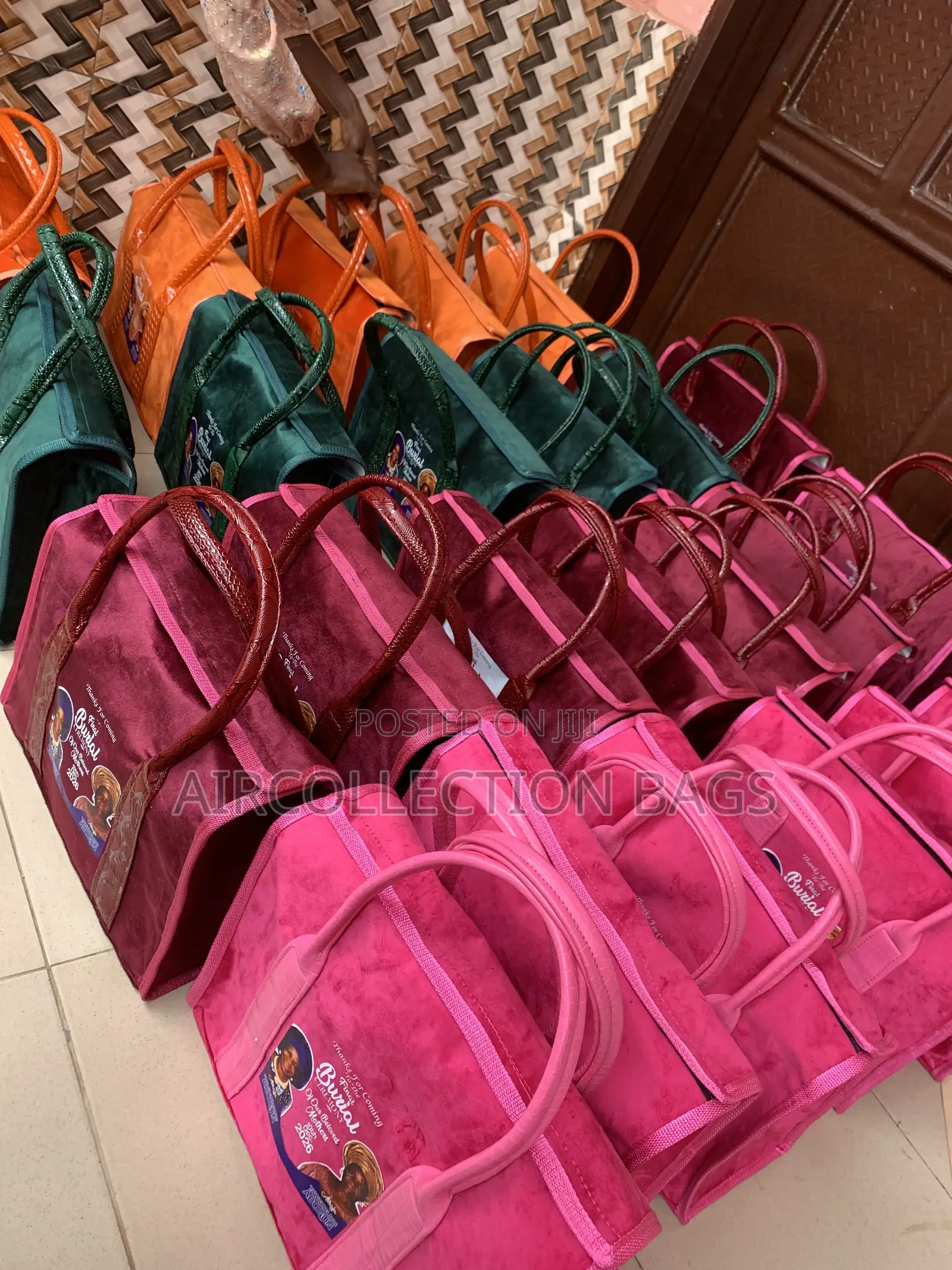 Suede Souvenir Bags