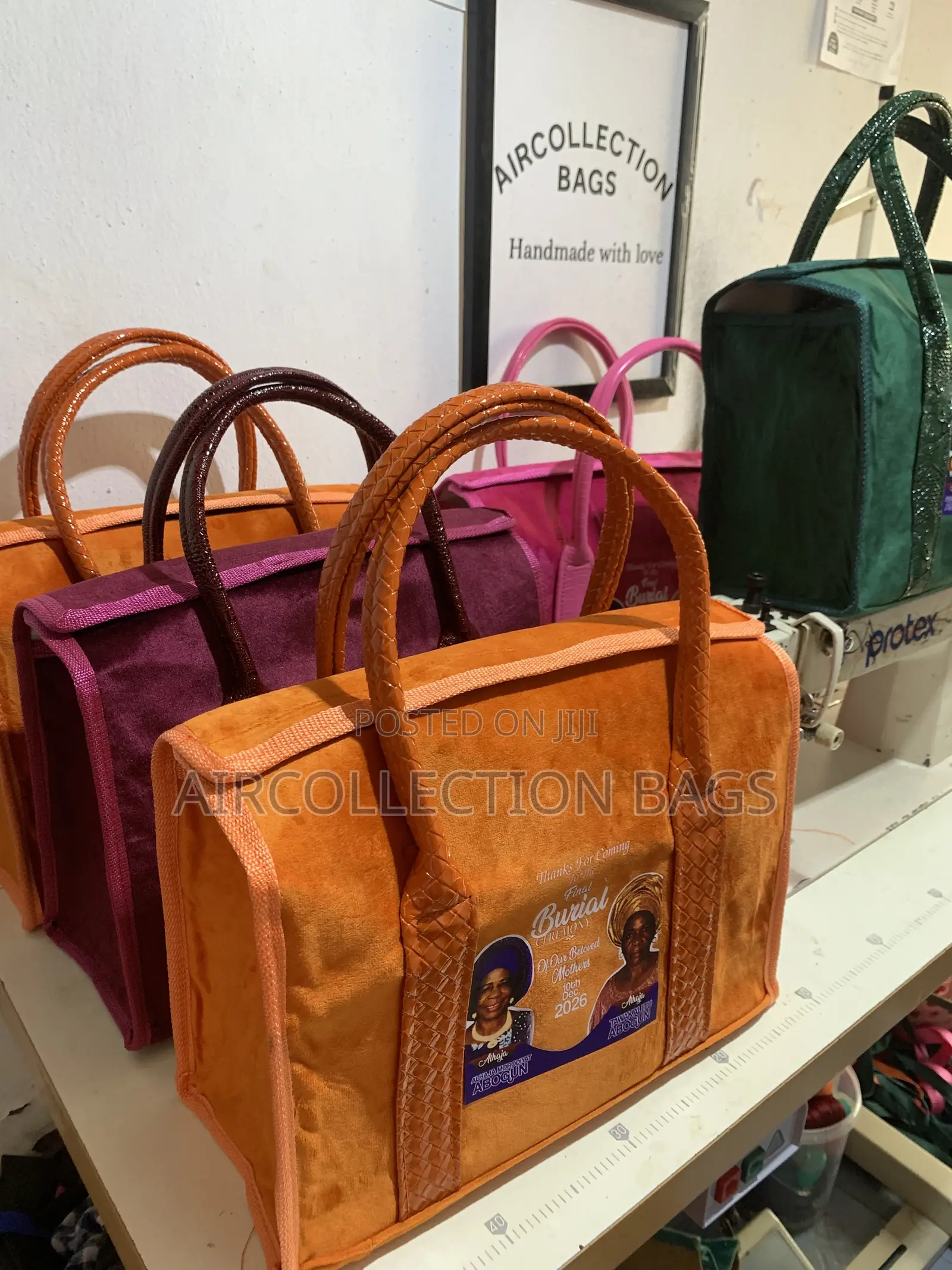 Suede Souvenir Bags