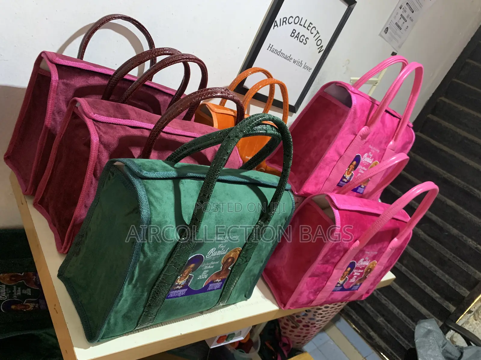 Suede Souvenir Bags