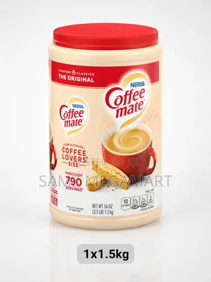 Nestlé Coffee Mate 1.5kg – Creamy Non-Dairy Creamer for Better Coffee