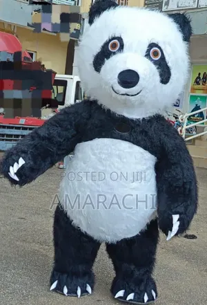 Inflatable Panda, Gorilla and Bunny Mascot Costume for Rent in Abuja